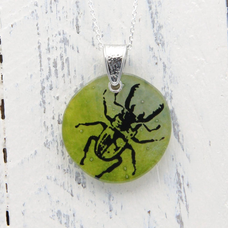 Glass Bug Pendants