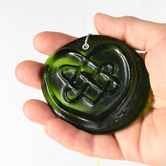 Celtic Knot Heart Suncatcher