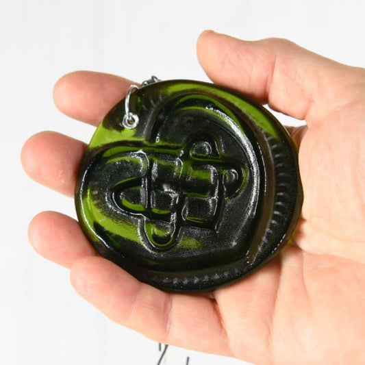 Celtic Knot Heart Suncatcher