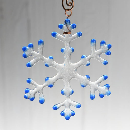 Small Glass Snowflake