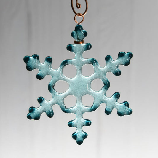 Small Glass Snowflake