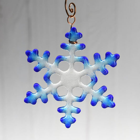Small Glass Snowflake