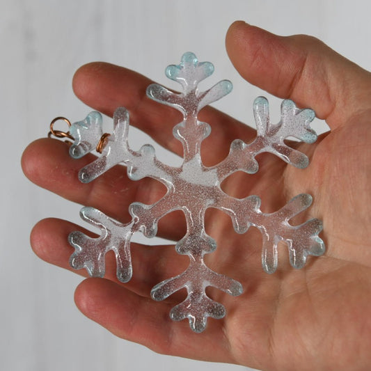 Small Glass Snowflake