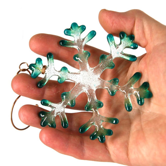 Small Glass Snowflake