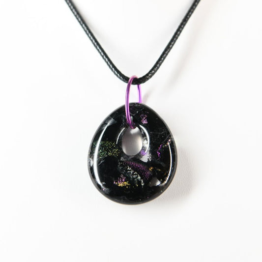 Multicolor Dichroic Glass Pendant - SnarkyFish