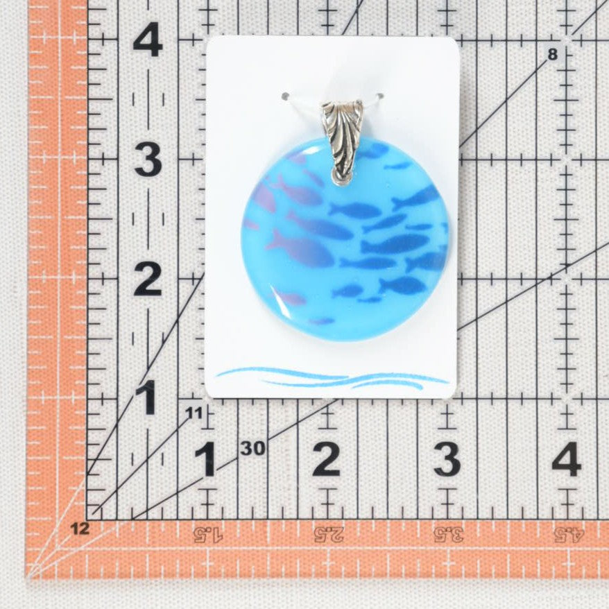 Glass School of Fish Pendant