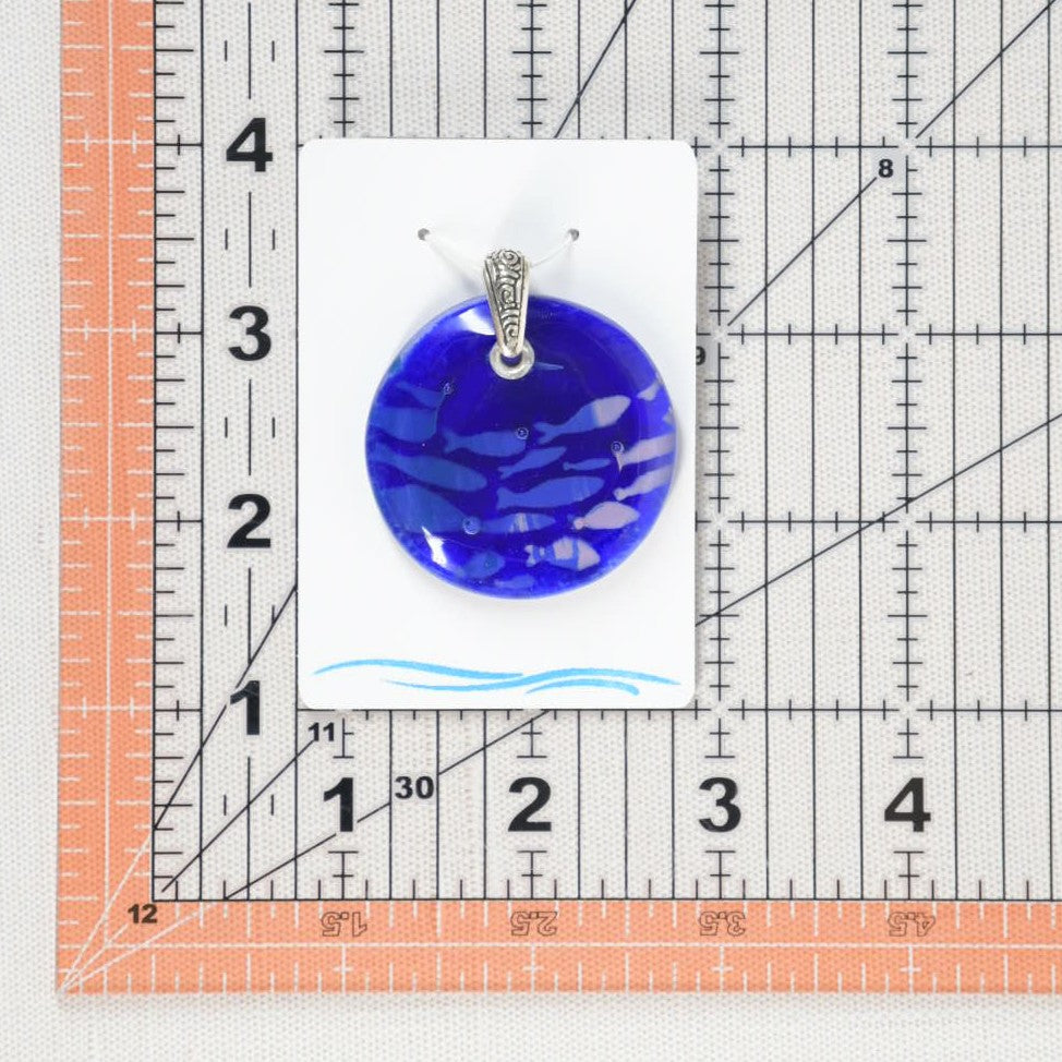 Glass School of Fish Pendant
