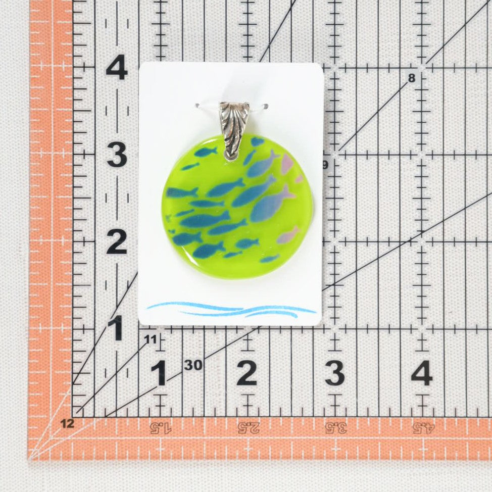 Glass School of Fish Pendant