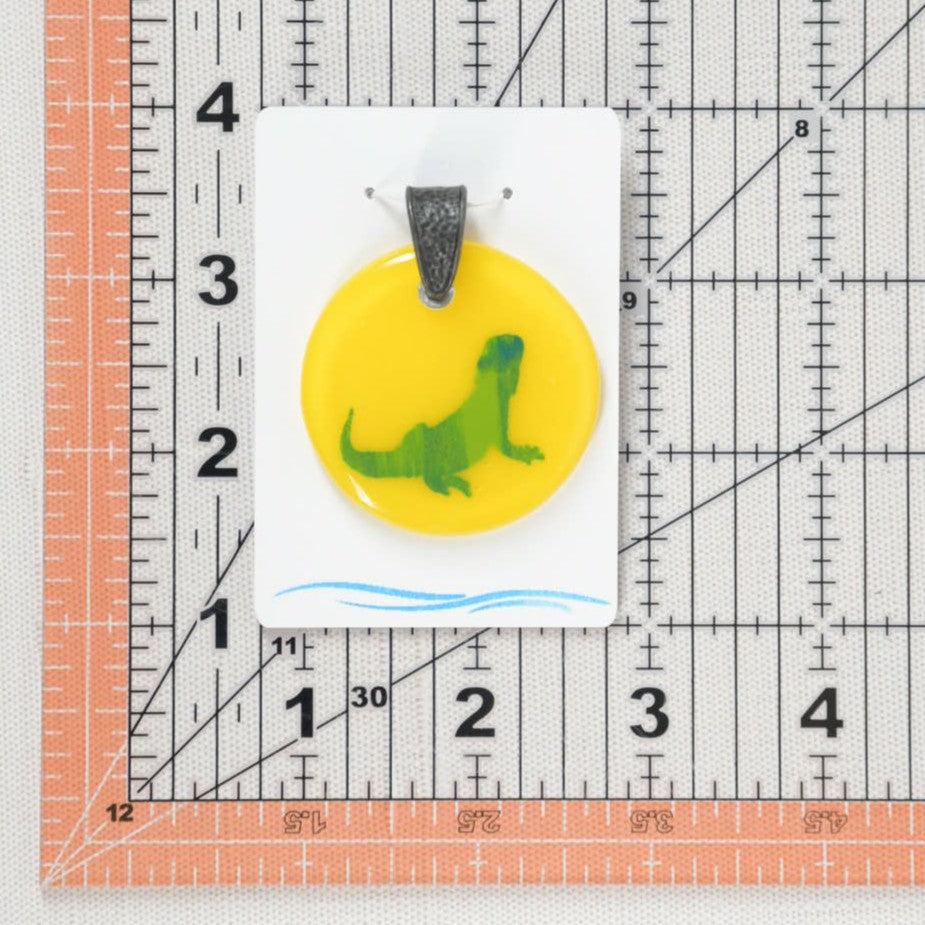 Glass Iguana Pendant