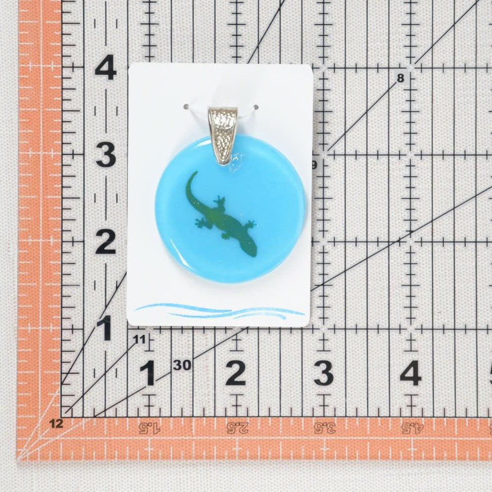 Glass Lizard Pendant