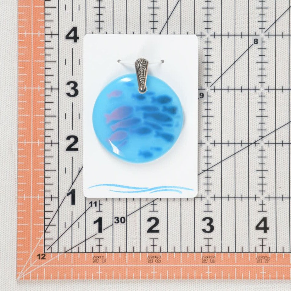Glass School of Fish Pendant