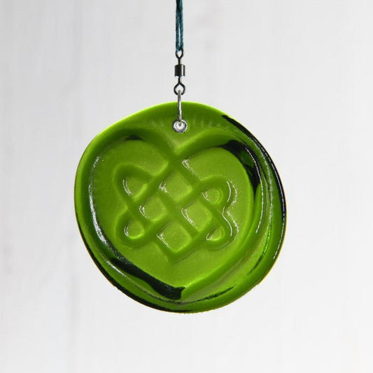 Celtic Knot Heart Suncatcher