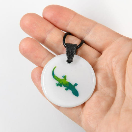 Glass Lizard Pendant