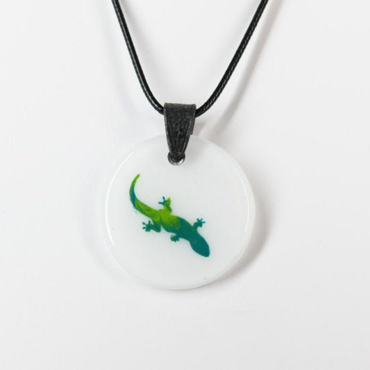 Glass Lizard Pendant