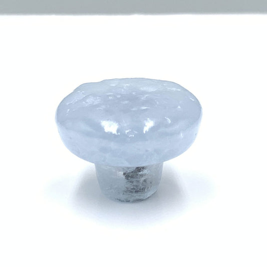 Light Blue Recycled Glass Drawer Pull