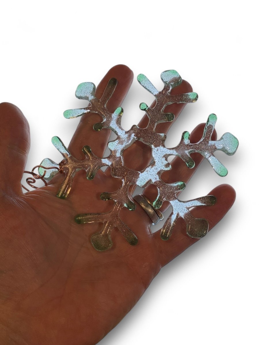 Medium Glass Snowflake Ornament