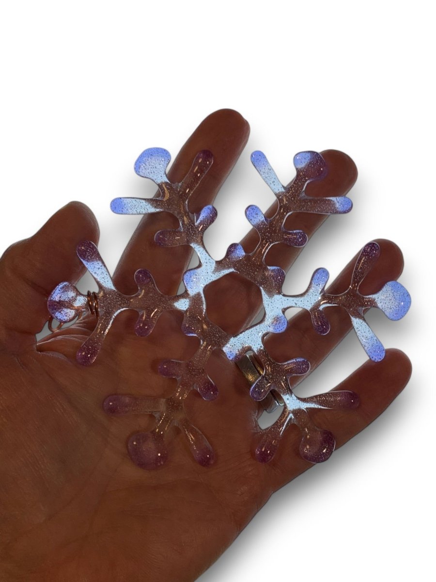 Medium Glass Snowflake Ornament