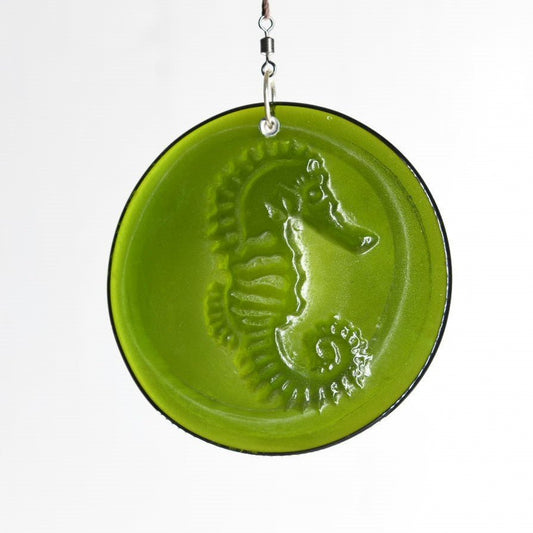 Seahorse Recycled Bottle Bottom Suncatcher