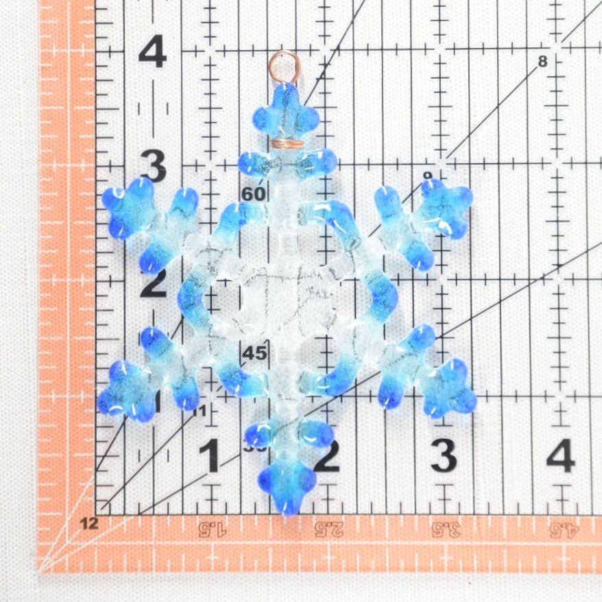 Small Glass Snowflake