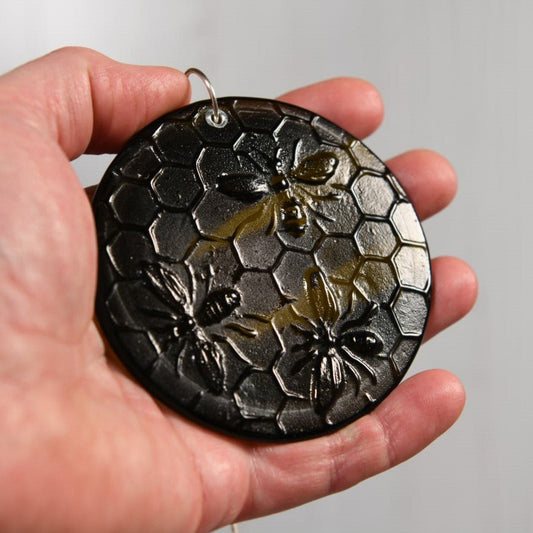 Three Bees Suncatcher
