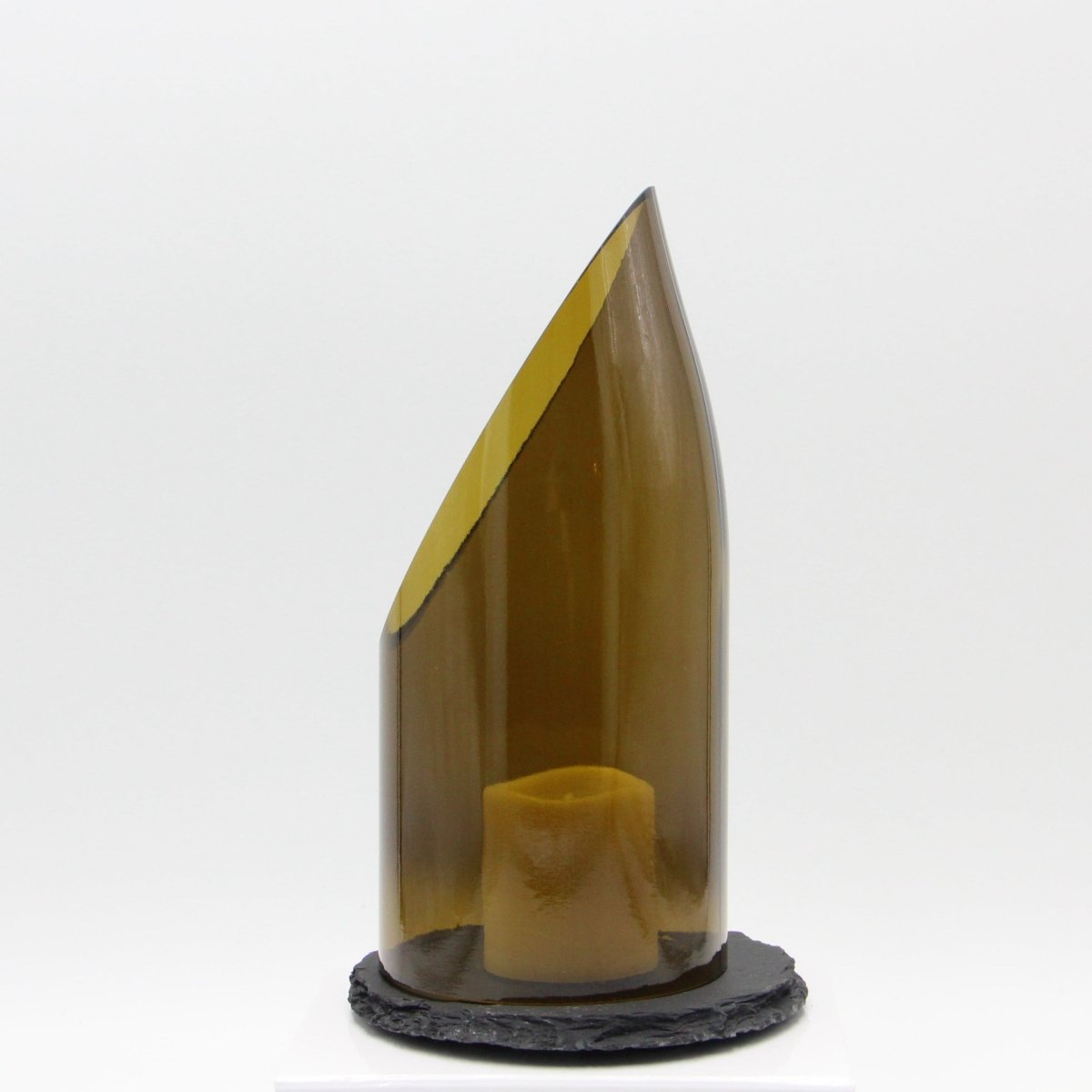 Wine Bottle Candle Holder