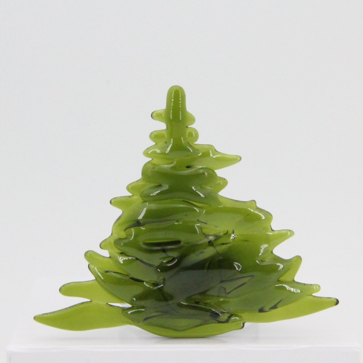 Christmas Tree Candle Holder from Upcycled Wine Bottle