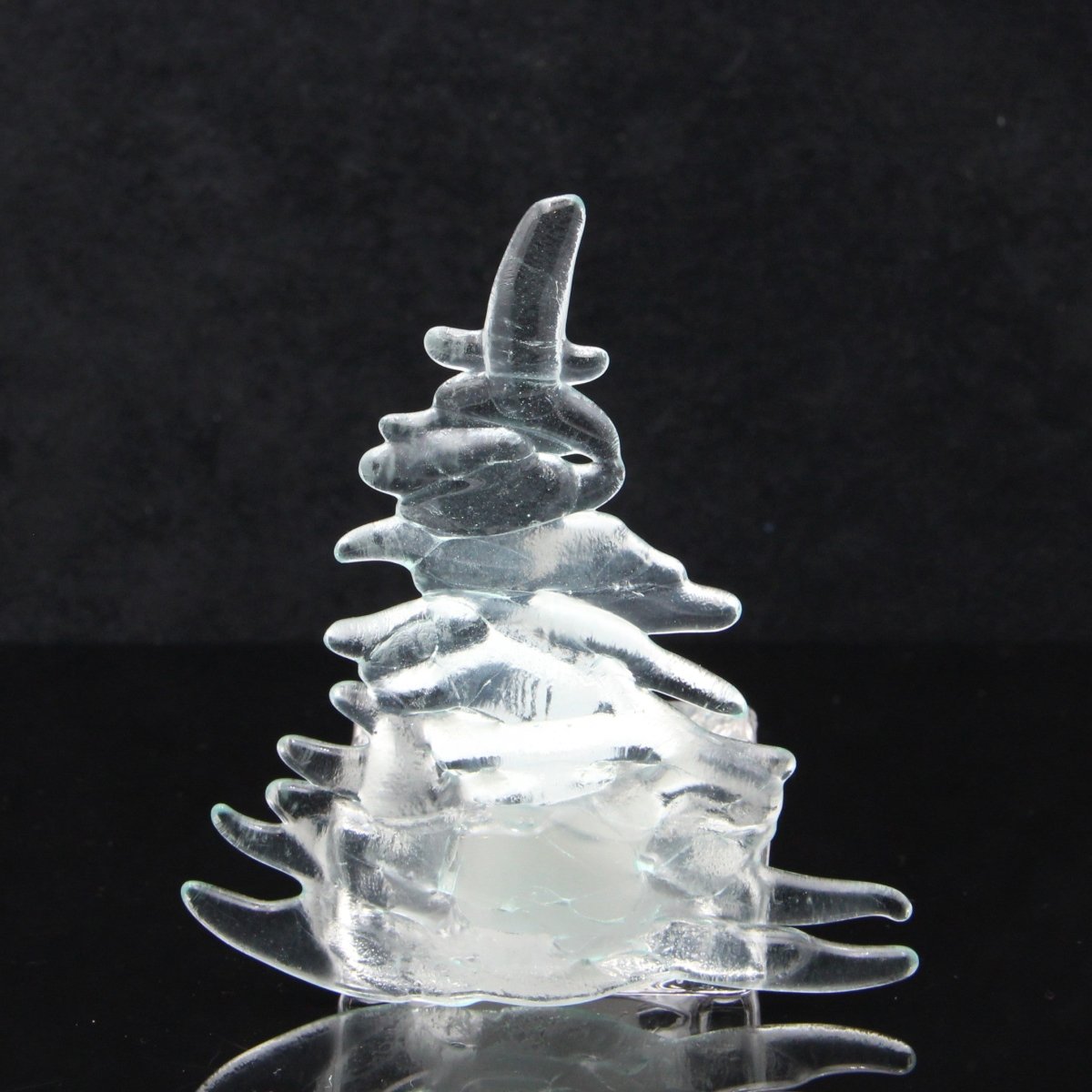 Christmas Tree Candle Holder from Upcycled Wine Bottle