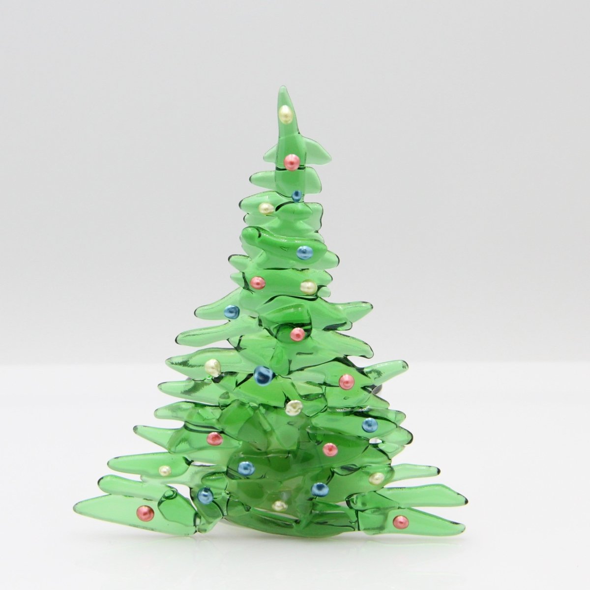 Christmas Tree Candle Holder from Upcycled Wine Bottle