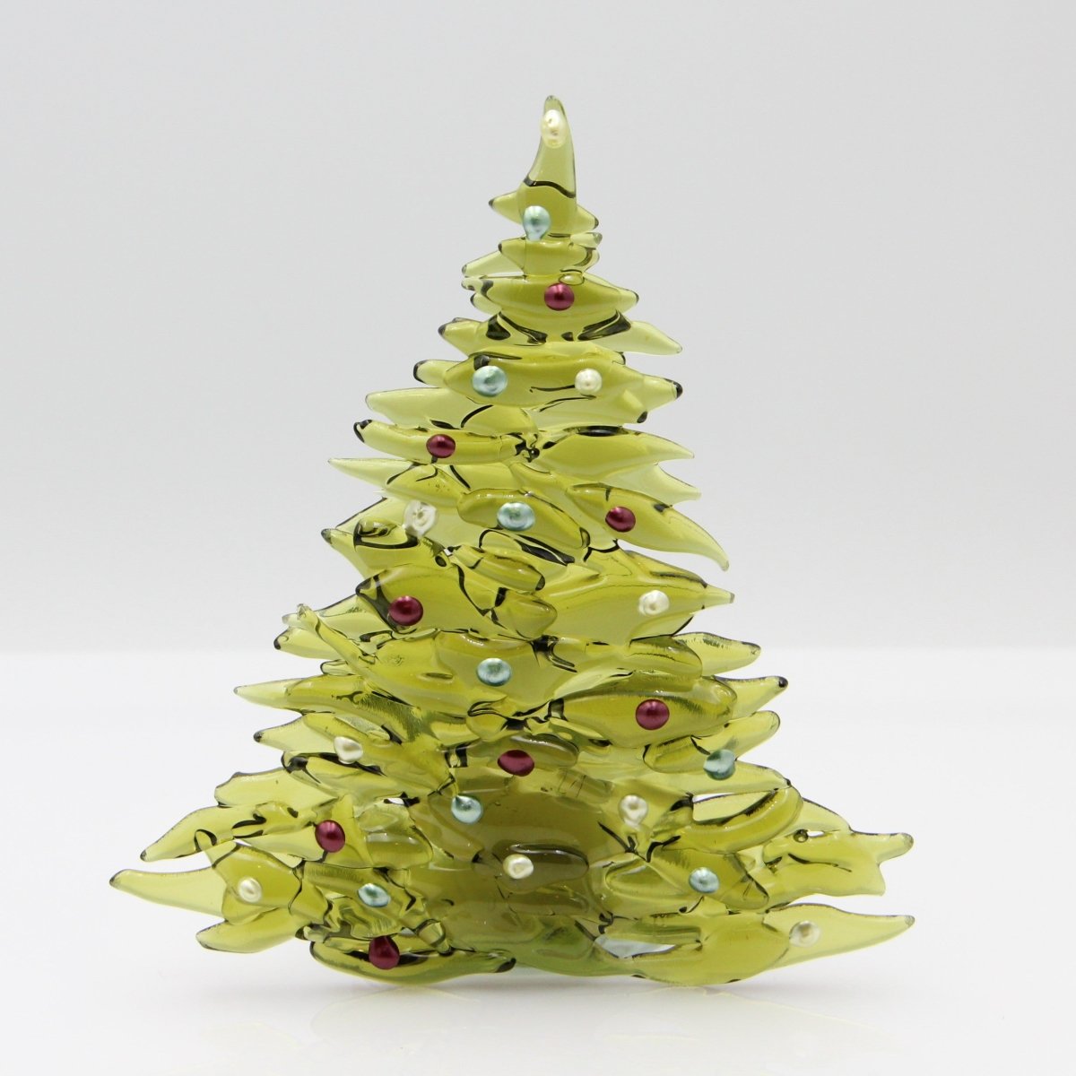 Christmas Tree Candle Holder from Upcycled Wine Bottle