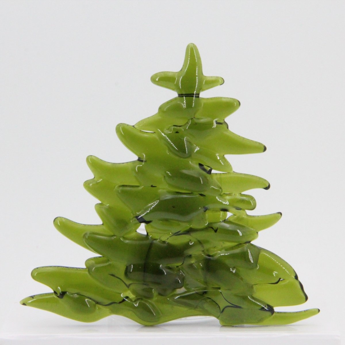Christmas Tree Candle Holder from Upcycled Wine Bottle