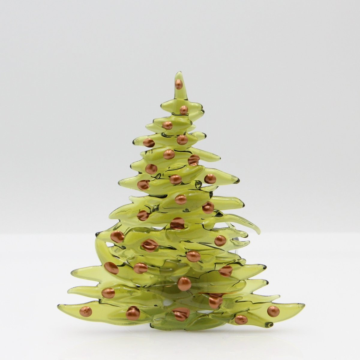 Christmas Tree Candle Holder from Upcycled Wine Bottle