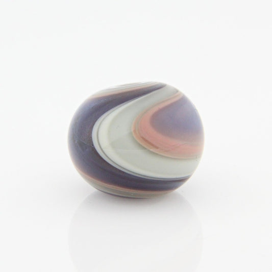 Purple and Pink Striped Statement Bead - Handmade Glass Lampwork, Unique Focal Bead for Pendant, Suncatcher, or Home Decorating