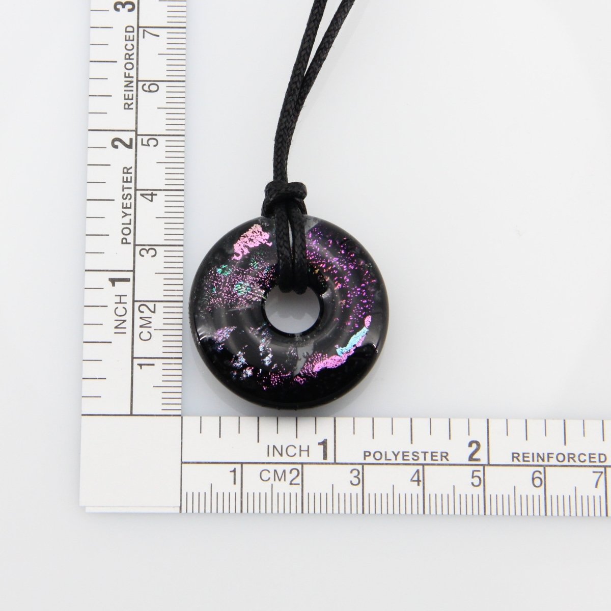 Purple Dichroic Glass Pendant
