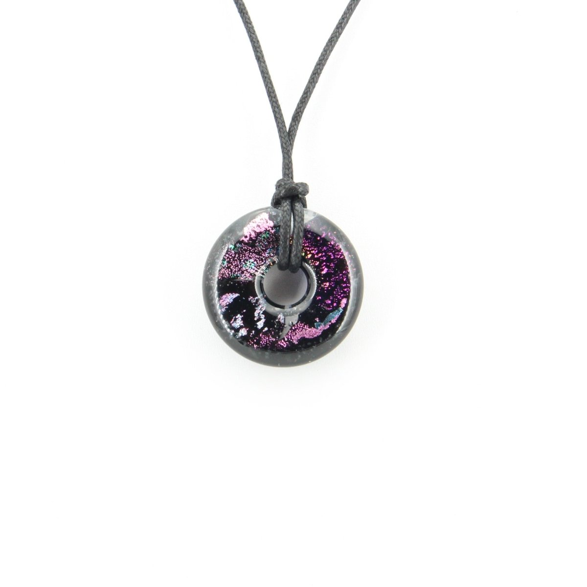 Purple Dichroic Glass Pendant