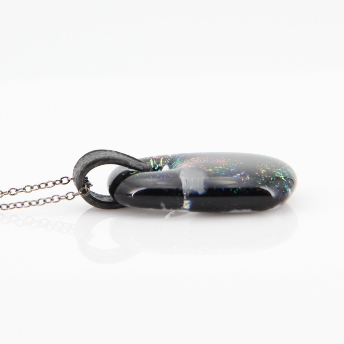 Rainbow Dichroic Glass Pendant