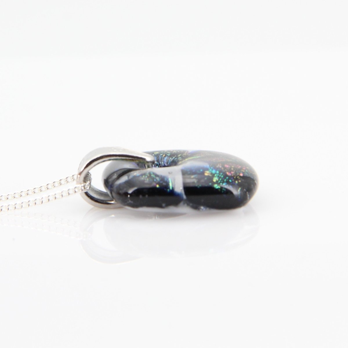Rainbow Dichroic Glass Pendant