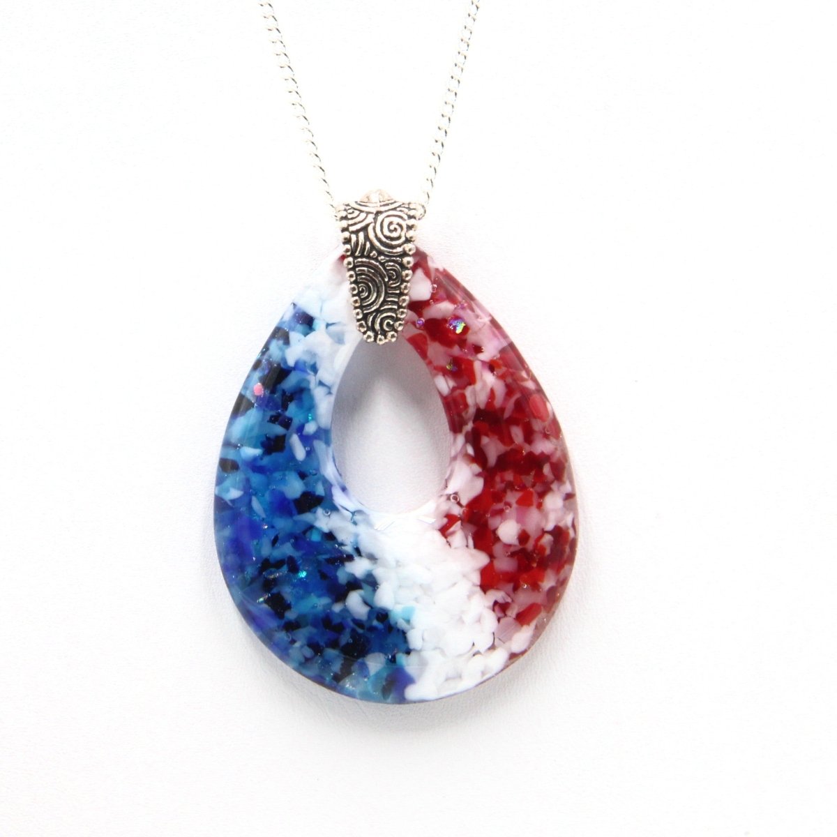 Rainbow Frit Pendant