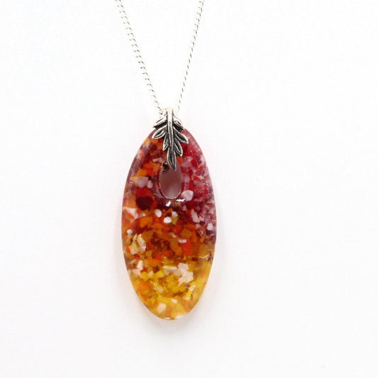 Rainbow Frit Pendant