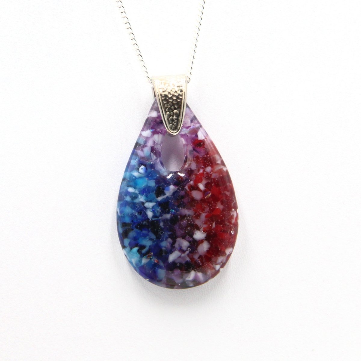 Rainbow Frit Pendant