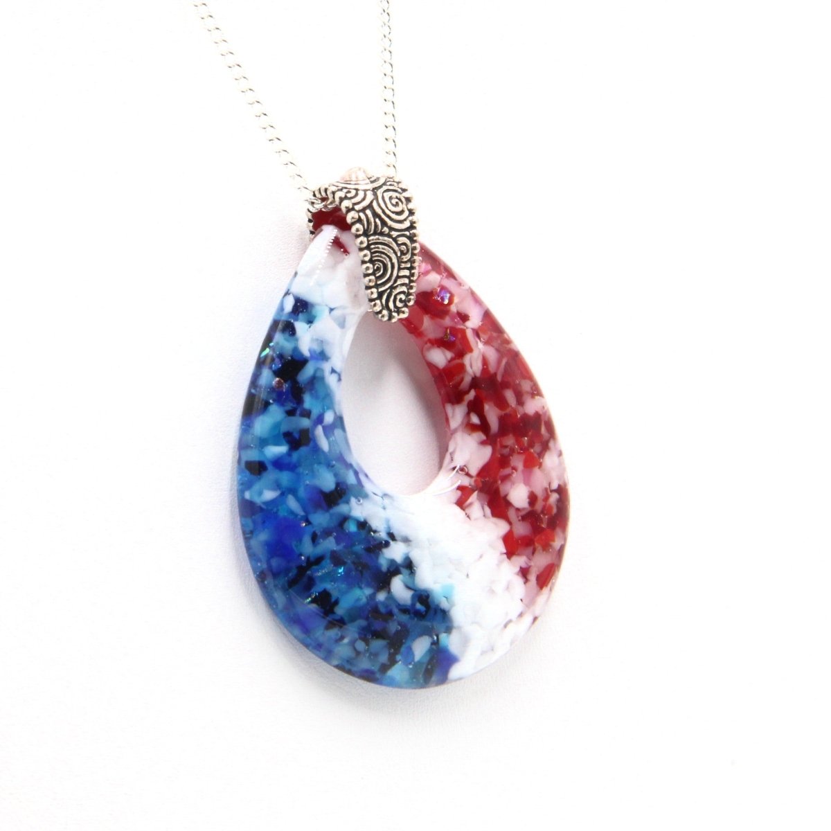 Rainbow Frit Pendant