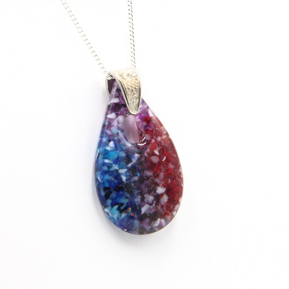 Rainbow Frit Pendant