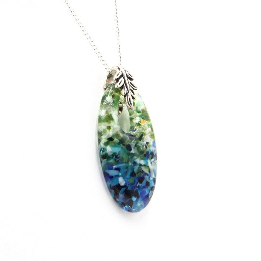 Rainbow Frit Pendant