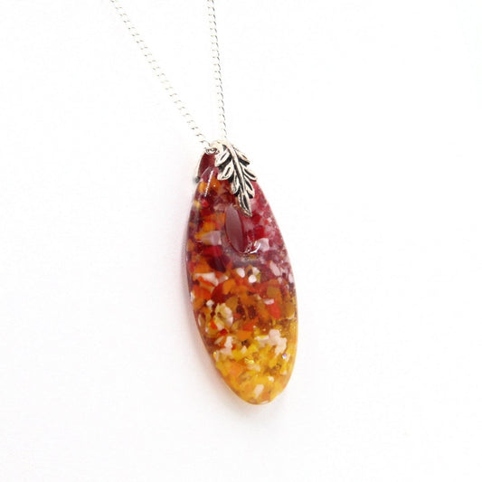 Rainbow Frit Pendant