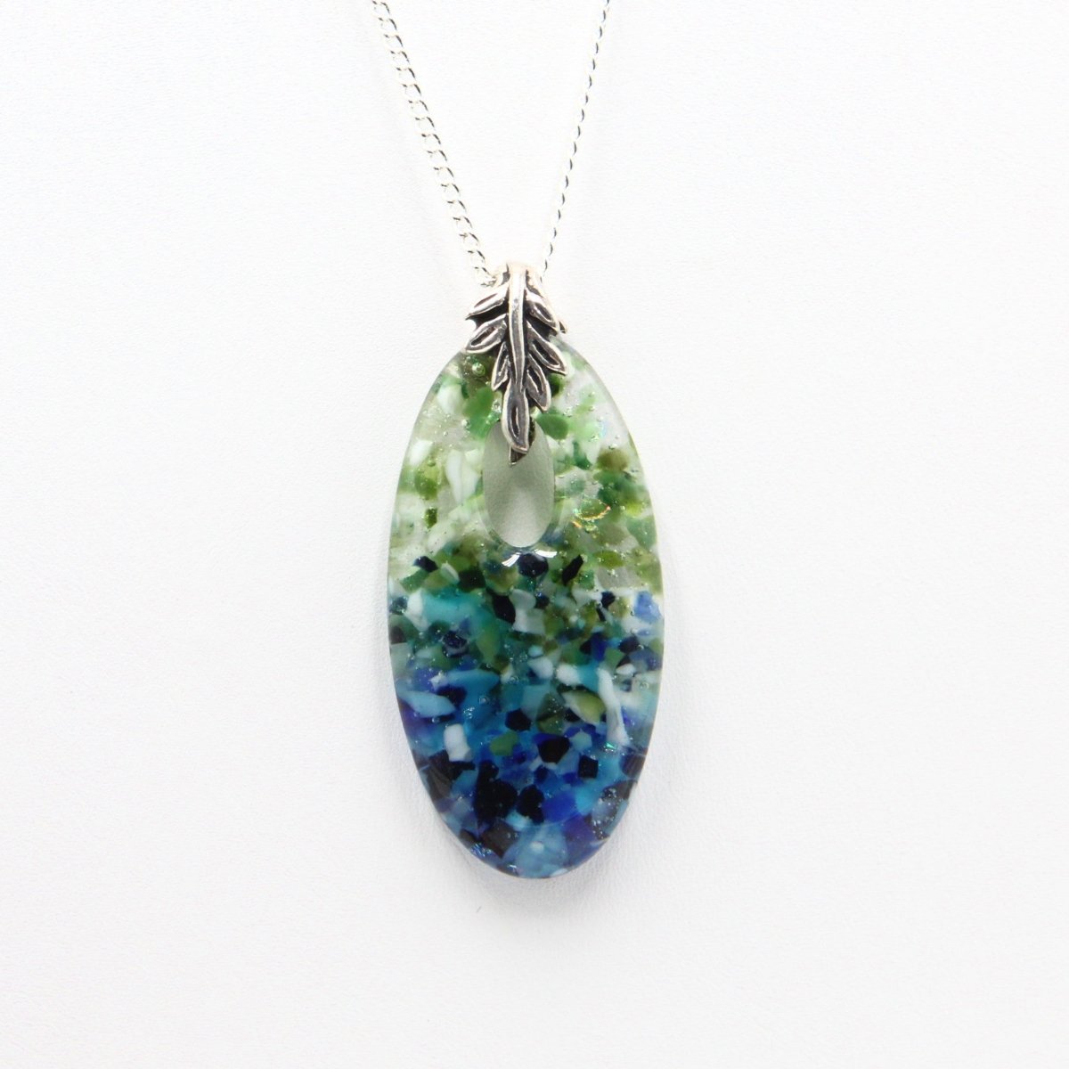 Rainbow Frit Pendant