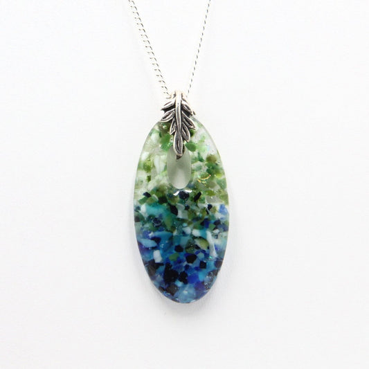 Rainbow Frit Pendant