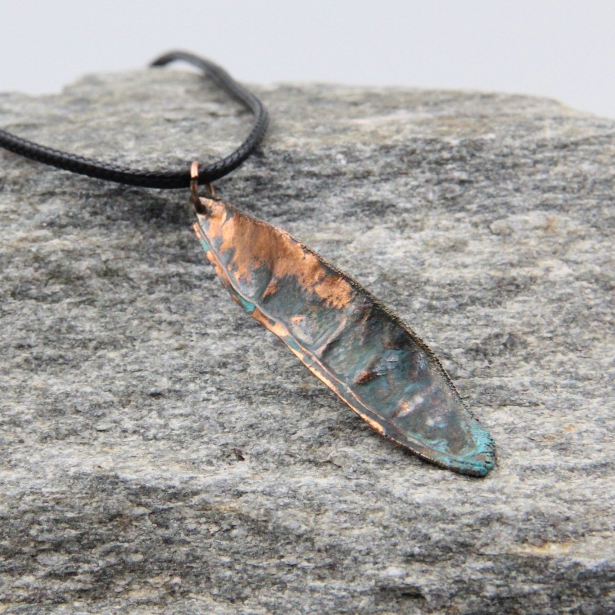 Real Plant Jewelry, Redbud Tree Seed Pod, Cercis canadensis, Copper Electroformed Pendant with Antique Patina, Gift for Nature Lover