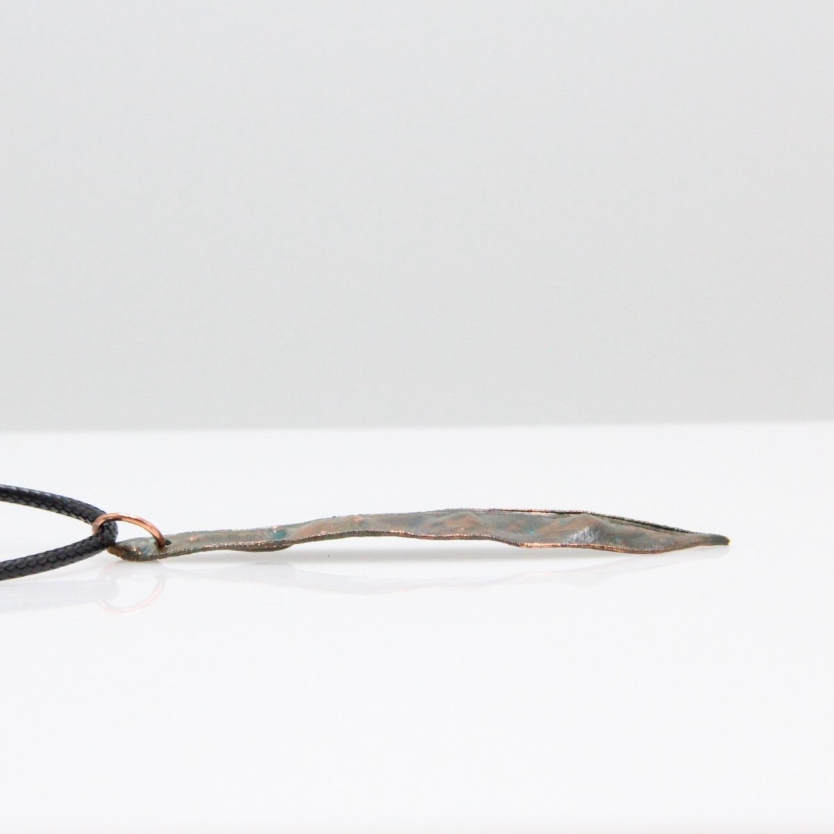 Real Plant Jewelry, Redbud Tree Seed Pod, Cercis canadensis, Copper Electroformed Pendant with Antique Patina, Gift for Nature Lover