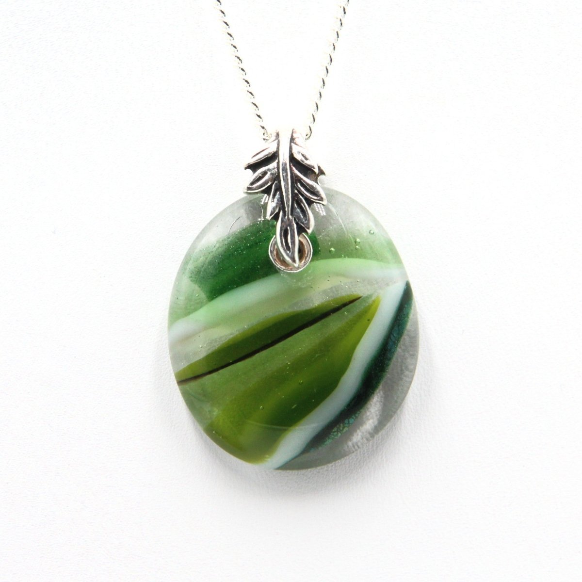 Small Green Glass Pendant
