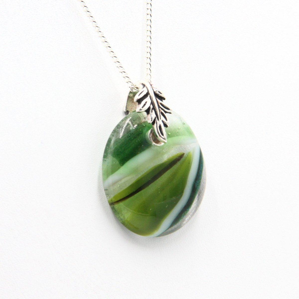 Small Green Glass Pendant