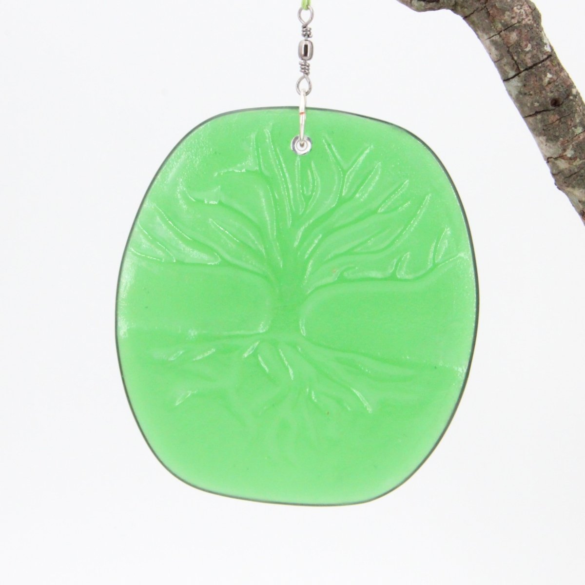 Tree of Life Suncatcher from Upcycled Wine Bottle